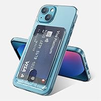 Luxury Transparent Card Slot Wallet Case for iPhone 13 Pro XR for iPhone 14 12 11 Pro Max Clear Acrylic Cover,Clear,for iPhone 11 Pro