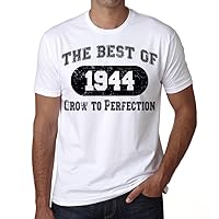 Men's Graphic T-Shirt Original Parts 1944 80th Birthday Anniversary 80 Year Old Gift 1944 Vintage Eco-Friendly