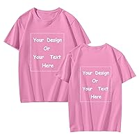 Make Your Own T Shirt Custom Logo Shirts Customizable Shirt Personalized Shirts Camisas Personalizadas Tee Shirt Custom Shirt Custom T-Shirts Custom Picture Personalized Pink S