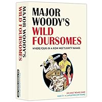 MAJOR WOODY'S WILD FOURSOMES - An Adult Strategy Game Where Four-in-A-Row Meets Dirty Names