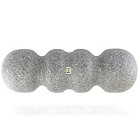 Rollga Standard - The Better Foam Roller for Flexibility, Muscle Recovery, Back & Neck Massage, & Exercise (Silver)