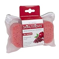 Body Wash in a 20+ Wash Sponge, Pomegranate Punch, 1 Count