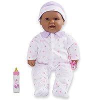 JC Toys La Baby 16-inch Hispanic Baby Doll with Pacifier (BER15033)