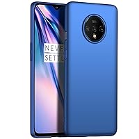 Compatible with Oneplus 7T Case PC Hard Back Cover Phone Protective Shell Protection Non-Slip Scratchproof Protective case (Blue)