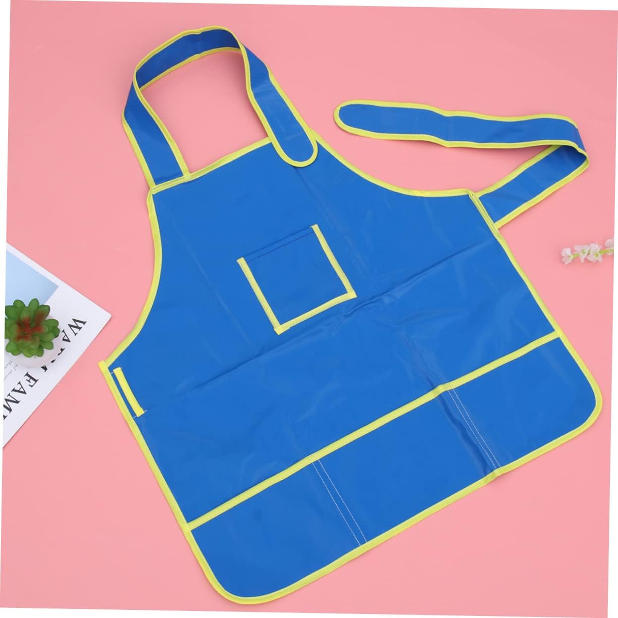 ERINGOGO 3pcs Silk Keychain Strawberry Trash Can Smock Apron Kids Aprons Arts Aprons Kids Cooking Smock Handmade Craft Apron Wooden Kids Artist Painting Smock Art Smock Drawing Tool Child