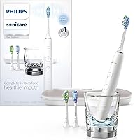 DiamondClean Smart 9300 Rechargeable Electric Power Toothbrush, White, HX9903/01