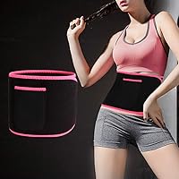 Waist Trainer for Women and Men-Trimmer Lumbar Belt Comfortable Phone Pocket for Weight Loss-Stomach and Back Support, M(37