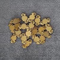 AirAds Dollhouse 1:12 Scale Miniature Furniture Golden Handles Medal Handle for Cabinet Table Stand Drawers (Lot 12)