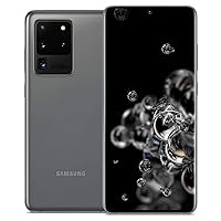 Samsung Galaxy S20 Ultra 5G Factory Unlocked New Android Cell Phone US Version, 128GB of Storage, Fingerprint ID and Facial Recognition, Long-Lasting Battery, Cosmic Gray