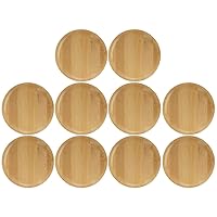 Wine Glass Charcuterie Topper,Wine Glass Charcuterie Board Topper,Bamboo Wine Glass Topper Coasters (10 Pack)