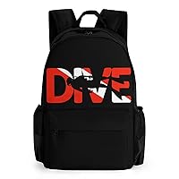 Scuba Dive Laptop Backpack for Men Women Shoulder Bag Business Work Bag Travel Casual Daypacks