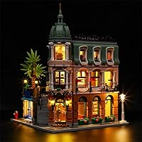 LED Light Kit Compatible with Lego Boutique Hotel - Lighting Set for Creator 10297 Building Model (Model Set Not Included)