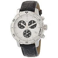 Tissot Mens PRS 200 Swiss Quartz Watch, Black, Leather,19 (T0674171603100), Black, Quartz Watch
