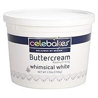 Celebakes White Buttercream Icing , 3.5 Lbs