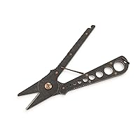 Barebones Herb Harvest and Strip Tool - Stainless Steel with Copper Accents - Your All-in-One Culinary Companion (Tumbled Black)