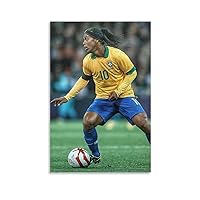 Ronaldinho Legendary Brazilian Football Player Poster (7) -2436 Gifts Canvas Painting Poster Wall Art Decorative Picture Prints Modern Decor Framed-unframed 20x30inch(50x75cm)