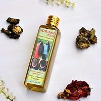 Adivasi Plus Jadibuti Herbal Hair Oil Herbal Pure Adivasi Hair Growth And Hair Fall Control Oil, Methi, Kalonji, (100 Milliliter)