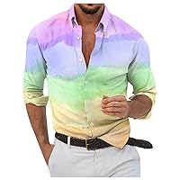Mens Compression Shirt Designer Spring Summer Casual 3D Printing Hawaii Shirt Blouse Long Sleeve Shirts
