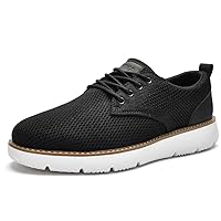 Men's Dress Casual Shoes - Mesh Business Shoes Comfortable Long Stangding Formal Shoes Dressing Office Work Walking Sneakers