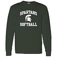 NCAA Arch Logo Softball, Team Color Long Sleeve, College, University