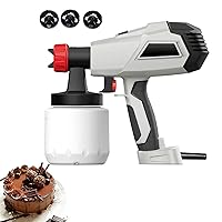 YOMIQIU Manual Airbrush for Cakes Glitter Decorating Tools, DIY Baking Cake  Airbrush Pump Coloring Spray Gun with 4 Pcs Tube, Kitchen Cake Decorating