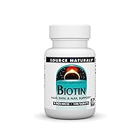 Source Naturals Biotin 5,000mcg Maximum Strength Biotin Deficiency Supplement - 120 Tablets