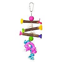 Prevue Hendryx Preen & Pacify Tropical Teasers Shells and Sticks Bird Toy 62505