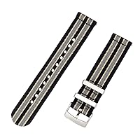 Clockwork Synergy-Seat Belt NATO Watch Straps, Quick Release Replacement Watch Bands for Men and Women