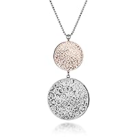 PengJin long round necklace for women, Hollow out pendant, long snake chain fashion jewelry, for girl's birthday