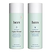 Triple Threat Shampoo and Conditioner Set for Women- Thickening, Moisturizing, Reduces Shedding- Color Safe Hair Loss Shampoo and Conditioner- 2 pack, 6.4oz