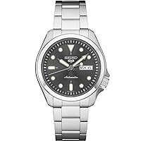 SEIKO Automatic Watch for Men - 5 Sports - Day/Date Calendar, LumiBrite Hands and Markers, and Rotating Bezel, 100m Water-Resistant