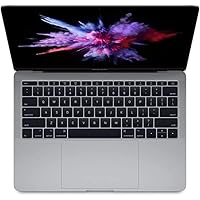 2017 Apple Macbook Pro with 2.3GHz Intel Core i5 (13-inch, 8GB RAM, 128GB SSD Storage) (QWERTY English) Space Gray (Renewed)