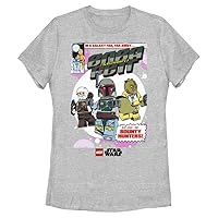 Fifth Sun Lego Star Wars Boba Bounty Hunters Women's Short Sleeve Heather Tee Shirt