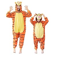 Unisex Adult Onesie Pajamas, Polar fleece Role Playing Animal One Piece Halloween Costume Pajamas Home Clothing