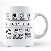 Otolaryngologist Funny Perfect Sarcasm Mug/Gift For Medical Professional Otolaryngologist Black Coffee Mug By HOM