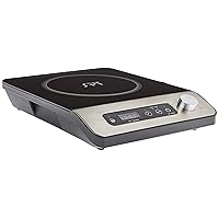 SPT SR-1884SS 1650W Induction Cooktop with Control Knob, Black