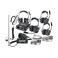 Overhead Headset Communication Kit (4 Person)