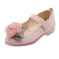 Kids Sneaker Baby Flower Closed Toe Low Heel Soft Rubber Sole Shoes Toddler Lightweight Breathable Dress Sneakers