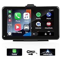 CAMECHO Apple CarPlay & Android Auto Car Stereo, 7