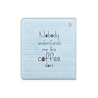 Carbon Fiber Tablet Skin Compatible with Kobo Libra 2 (2023) - Coffee Understands Me - Premium 3M Vinyl Protective Wrap Decal Cover - Easy to Apply | Crafted in The USA by MightySkins