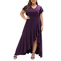 Keluummi Plus Size Dresses for Women, Formal Evening Gown, Long Mermaid Style for Wedding Guest