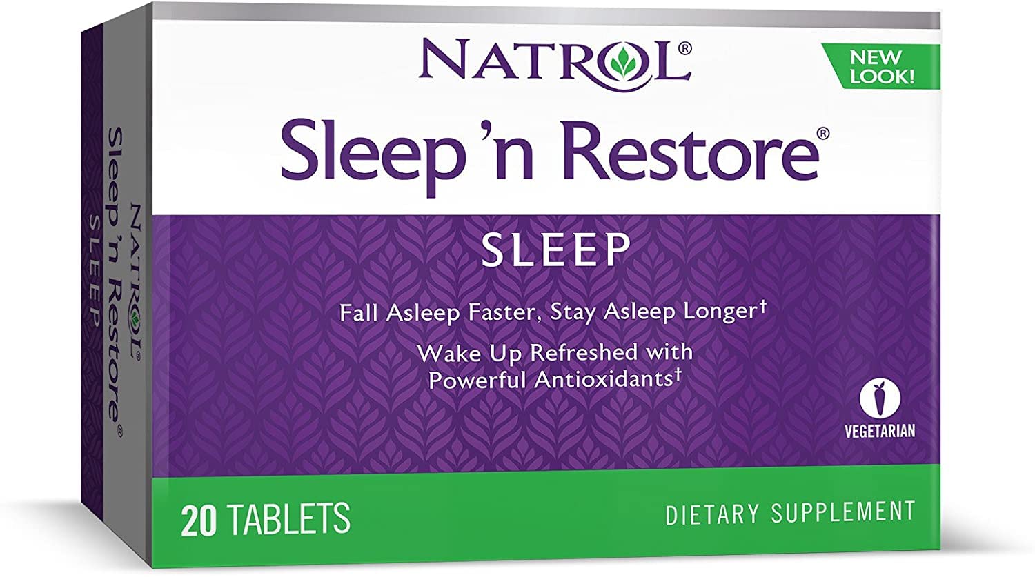 Natrol Sleep N Restore Sleep Support 20 Tablets (Pack of 6)