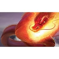 Inferno - Chinese Dragon Mat Trading Card Playmat for Magic The Gathering Cards - by MAX PRO