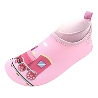 Toddler Indoor Shoes Children Thin and Breathable Swimming Shoes Water Park Cartoon Rubber Toddler Girl Size 10 Shoes