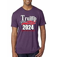 Trump 2024 Shirt Make America Great Again T-Shirt Reelect Political Mens Premium Tri Blend T-Shirt