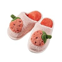 Toddler Boys Girls House Slippers Kids Cute Slippers witjh Memory Foam Plush Warm Winter House Shoes Non Slip for Indoor and Outdoor