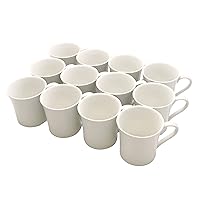 (Commercial Use) United Arab Emirates RAK Porcelain FINE Dine Tea Cup 9.0 fl oz (255 cc), Set of 12