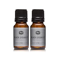 P&J Trading Fragrance Oil | Black Licorice Oil 10ml 2pk - Candle Scents for Candle Making, Freshie Scents, Soap Making Supplies, Diffuser Oil Scents