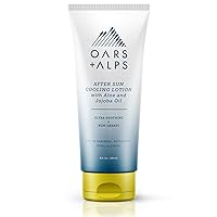 Oars + Alps After Sun Cooling Lotion, Includes Aloe Vera and Cucumber Extract for Sunburn Relief, Fresh Cut Aloe Scent, 8 Fl Oz