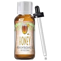 Good Essential – Professional Honey Fragrance Oil 30ml for Diffuser, Candles, Soaps, Lotions, Perfume 1 fl oz